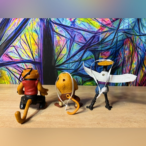 Kung Fu Panda Christmas ornament; Set Of 3, Master Monkey, Master Crane, Tigress - Picture 2 of 9